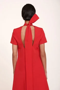Best Sellers|Dresses<STAUD ILANA DRESS   POINSETTIA