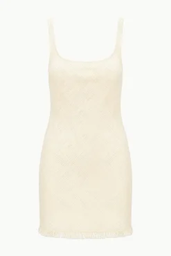 Dresses<STAUD ISABELA DRESS   IVORY