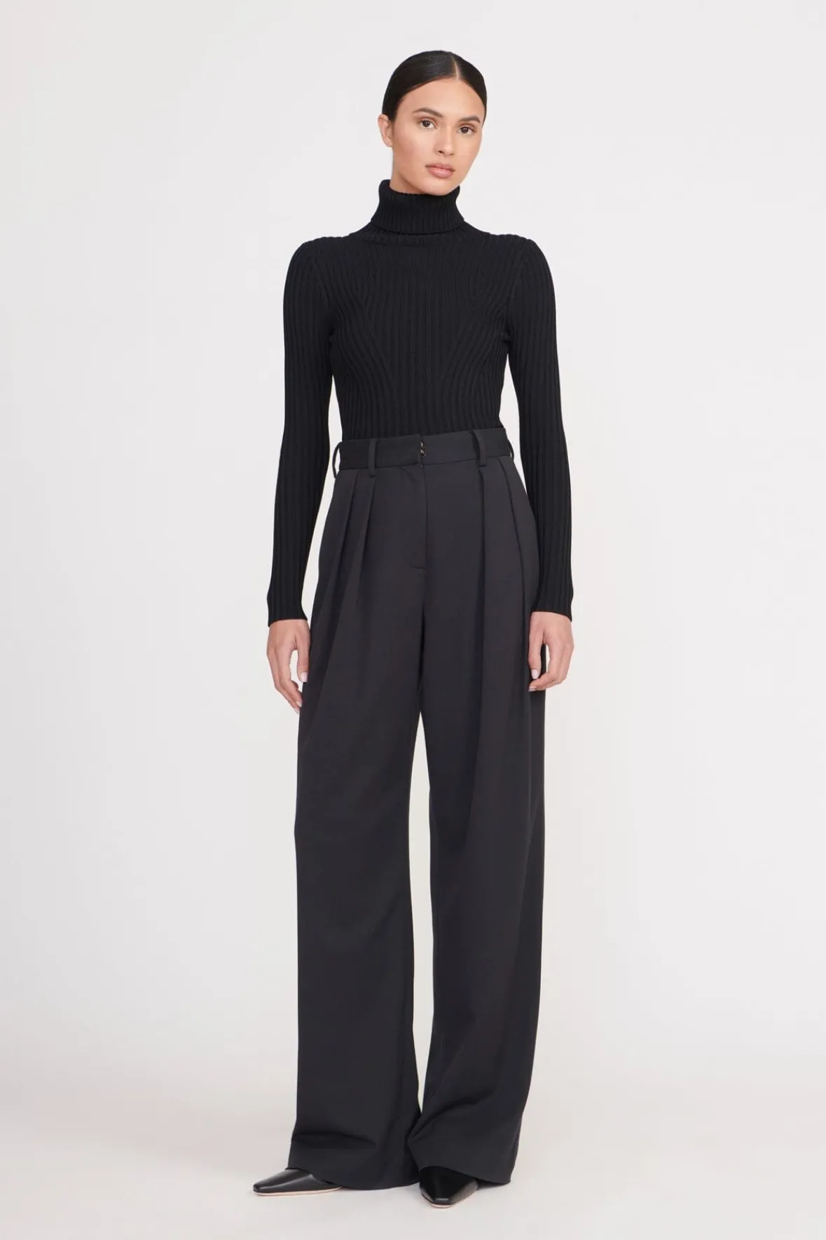 Essentials|Tops<STAUD JACE TOP BLACK