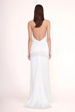 Dresses<STAUD JANET DRESS   WHITE