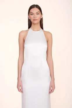 Dresses<STAUD JANET DRESS   WHITE