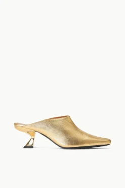 Mules & Flats<STAUD JAX MULE   GOLD
