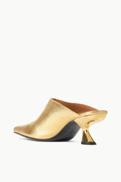Mules & Flats<STAUD JAX MULE   GOLD