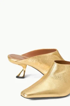 Mules & Flats<STAUD JAX MULE   GOLD