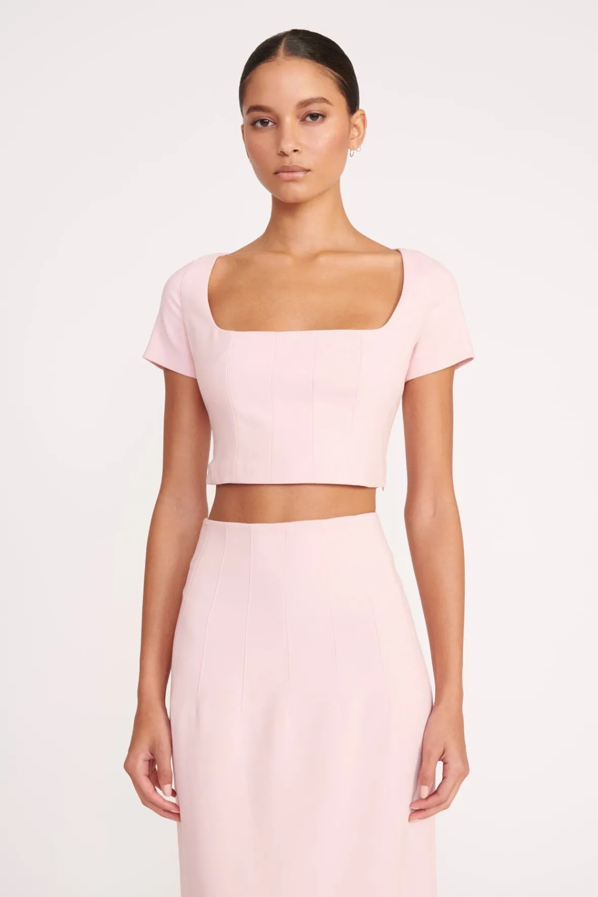 Skirts<STAUD JEREMIAH SKIRT CHERRY BLOSSOM CHERRYBLOSSOM