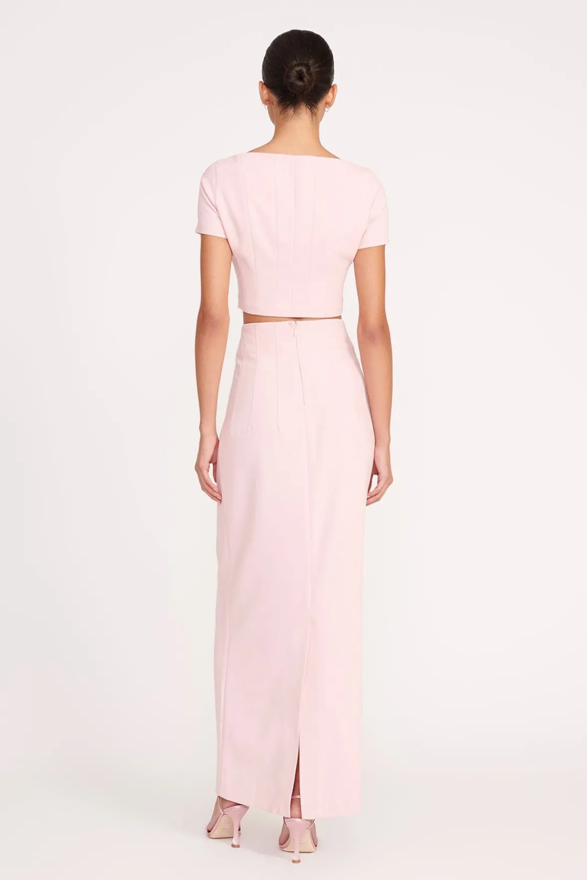 Skirts<STAUD JEREMIAH SKIRT CHERRY BLOSSOM CHERRYBLOSSOM