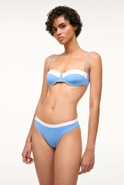 Bikinis<STAUD JO BALCONETTE BIKINI TOP  AZURE WHITE AZUREWHITE