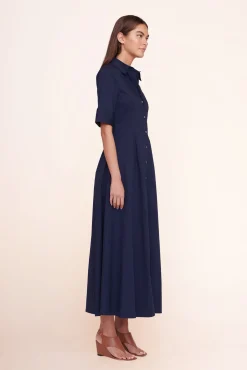 Poplin Shop|Dresses<STAUD JOAN MAXI DRESS NAVY