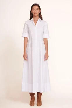 Poplin Shop|Dresses<STAUD JOAN MAXI DRESS WHITE