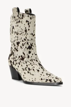The Boot Shop|Boots<STAUD JUNE BOOT  BLACK WHITE HAIRCALF BLACKWHITEHAIRCALF