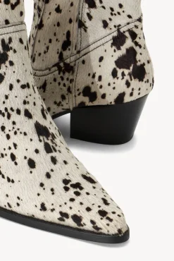 The Boot Shop|Boots<STAUD JUNE BOOT  BLACK WHITE HAIRCALF BLACKWHITEHAIRCALF