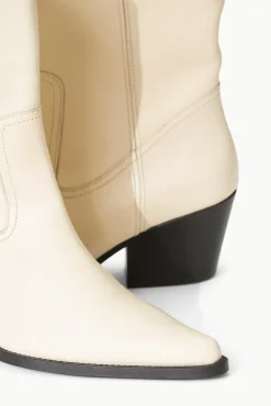 Boots<STAUD JUNE BOOT CREAM