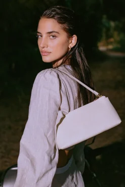 Shoulder<STAUD KAIA SHOULDER BAG   CREAM