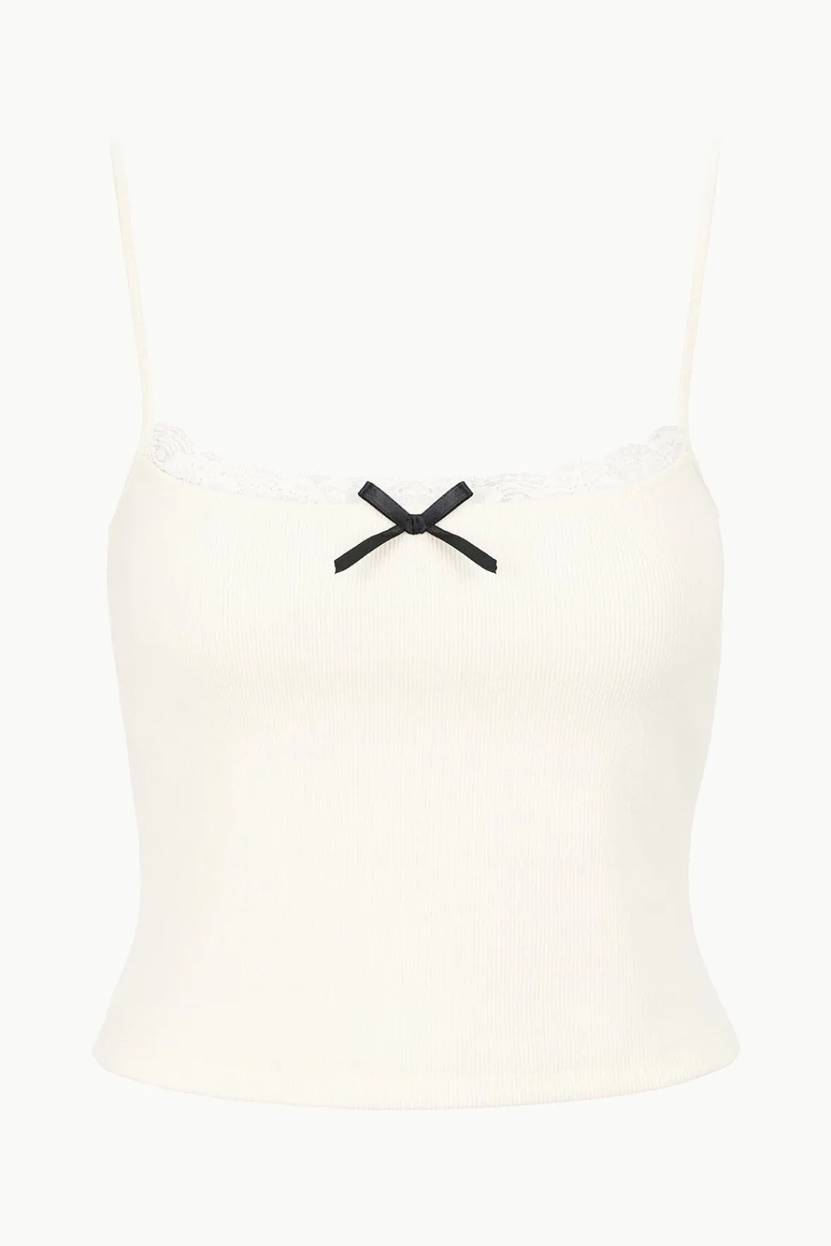 Tops<STAUD KAMALI TOP IVORY