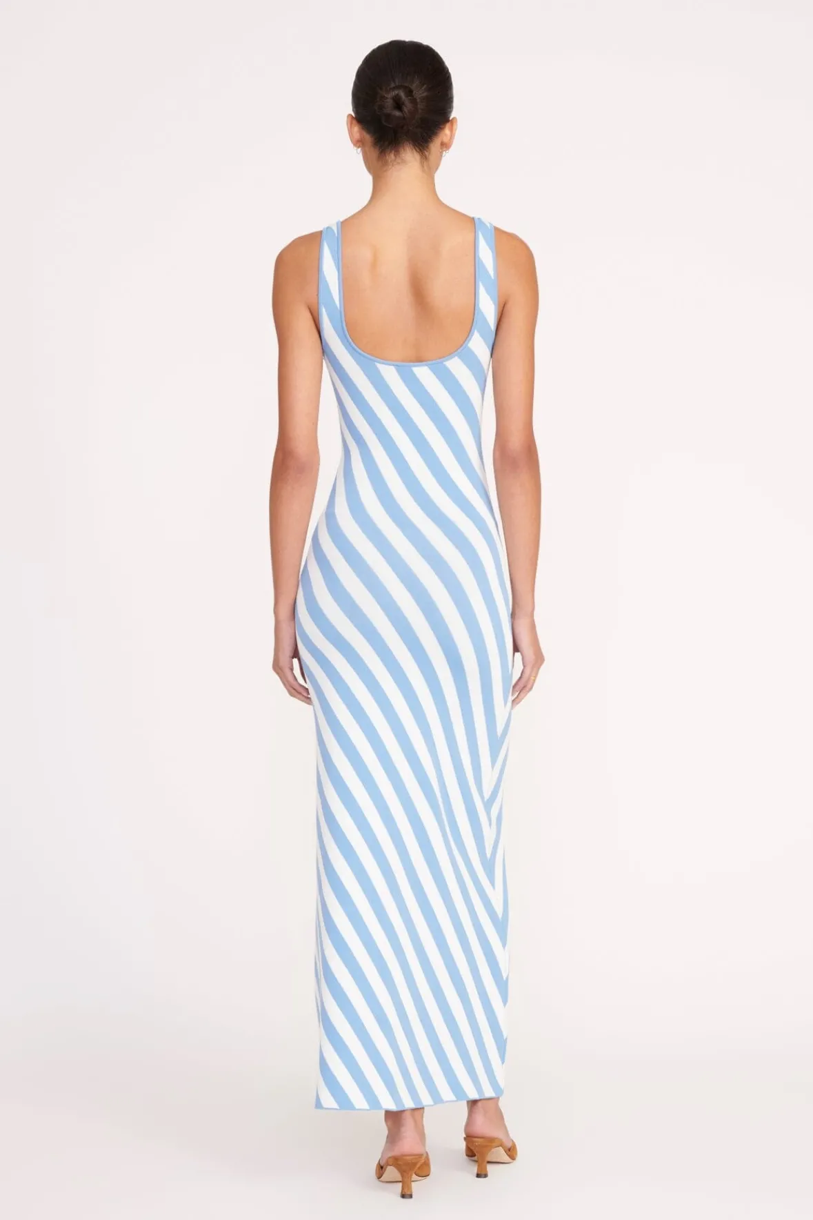 Dresses<STAUD KATIE DRESS BLUE SEASHORE STRIPE BLUESEASHORESTRIPE