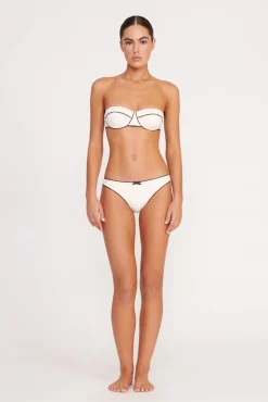 Bikinis<STAUD KIT BIKINI BOTTOM IVORY BLACK IVORYBLACK
