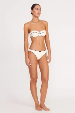 Bikinis<STAUD KIT BIKINI BOTTOM  IVORY BLACK IVORYBLACK