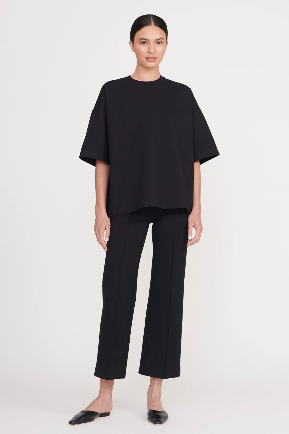 Essentials|Pants & Shorts<STAUD KNACK PANT BLACK