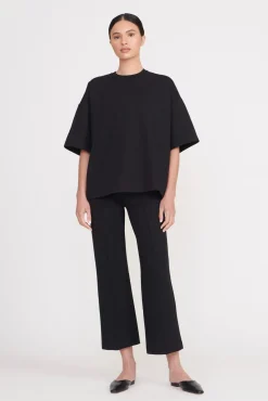 Essentials|Pants & Shorts<STAUD KNACK PANT BLACK