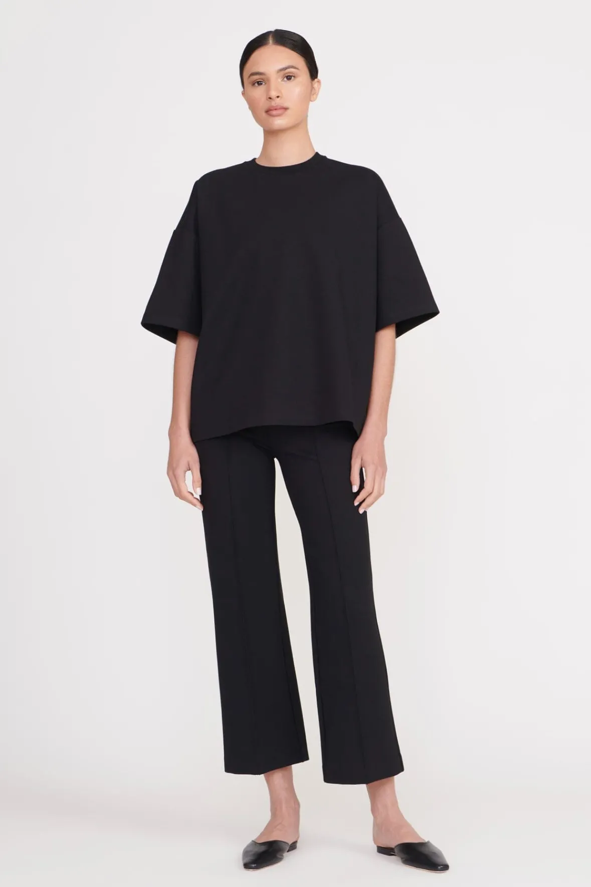 Essentials|Pants & Shorts<STAUD KNACK PANT BLACK
