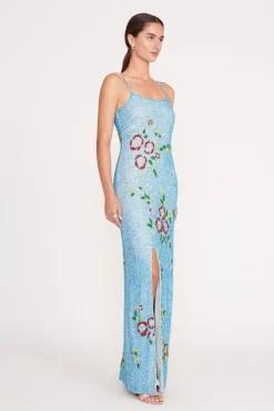 The Evening Edit|Dresses<STAUD KOI DRESS DIAMOND ROSE DIAMONDROSE