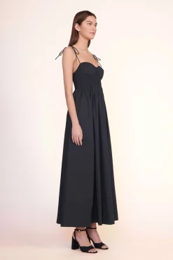 Poplin Shop|Dresses<STAUD LANDRY DRESS   BLACK