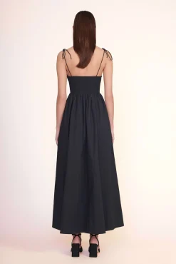 Poplin Shop|Dresses<STAUD LANDRY DRESS   BLACK