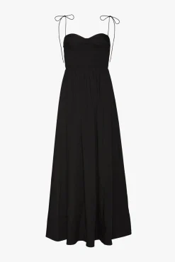 Poplin Shop|Dresses<STAUD LANDRY DRESS   BLACK