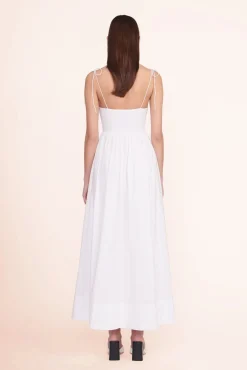 Poplin Shop|Dresses<STAUD LANDRY DRESS WHITE
