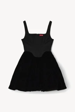 Best Sellers|Dresses<STAUD LANDSCAPE DRESS   BLACK