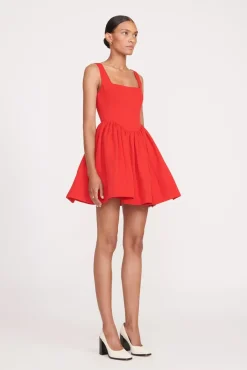 Best Sellers<STAUD LANDSCAPE DRESS   POINSETTIA
