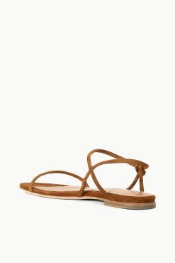 Sandals<STAUD LAUREL SANDAL  TAN SUEDE TANSUEDE