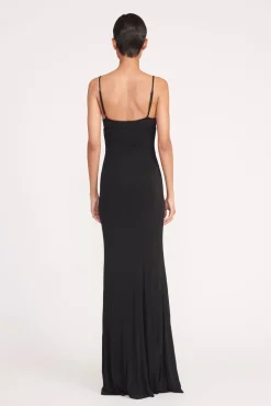 Dresses<STAUD LAUREN DRESS BLACK