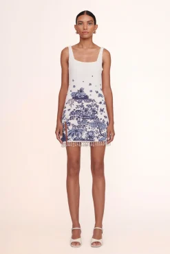 Best Sellers|Dresses<STAUD LE SABLE DRESS  BLUE TOILE BLUETOILE