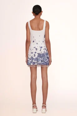 Best Sellers|Dresses<STAUD LE SABLE DRESS BLUE TOILE BLUETOILE