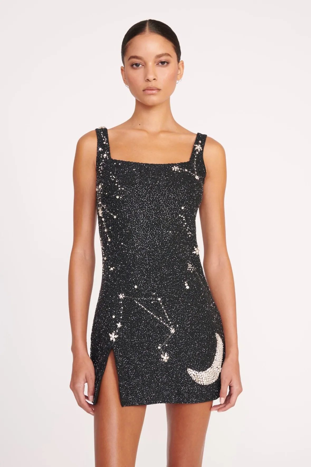 Dresses<STAUD LE SABLE DRESS STARRY NIGHT STARRYNIGHT