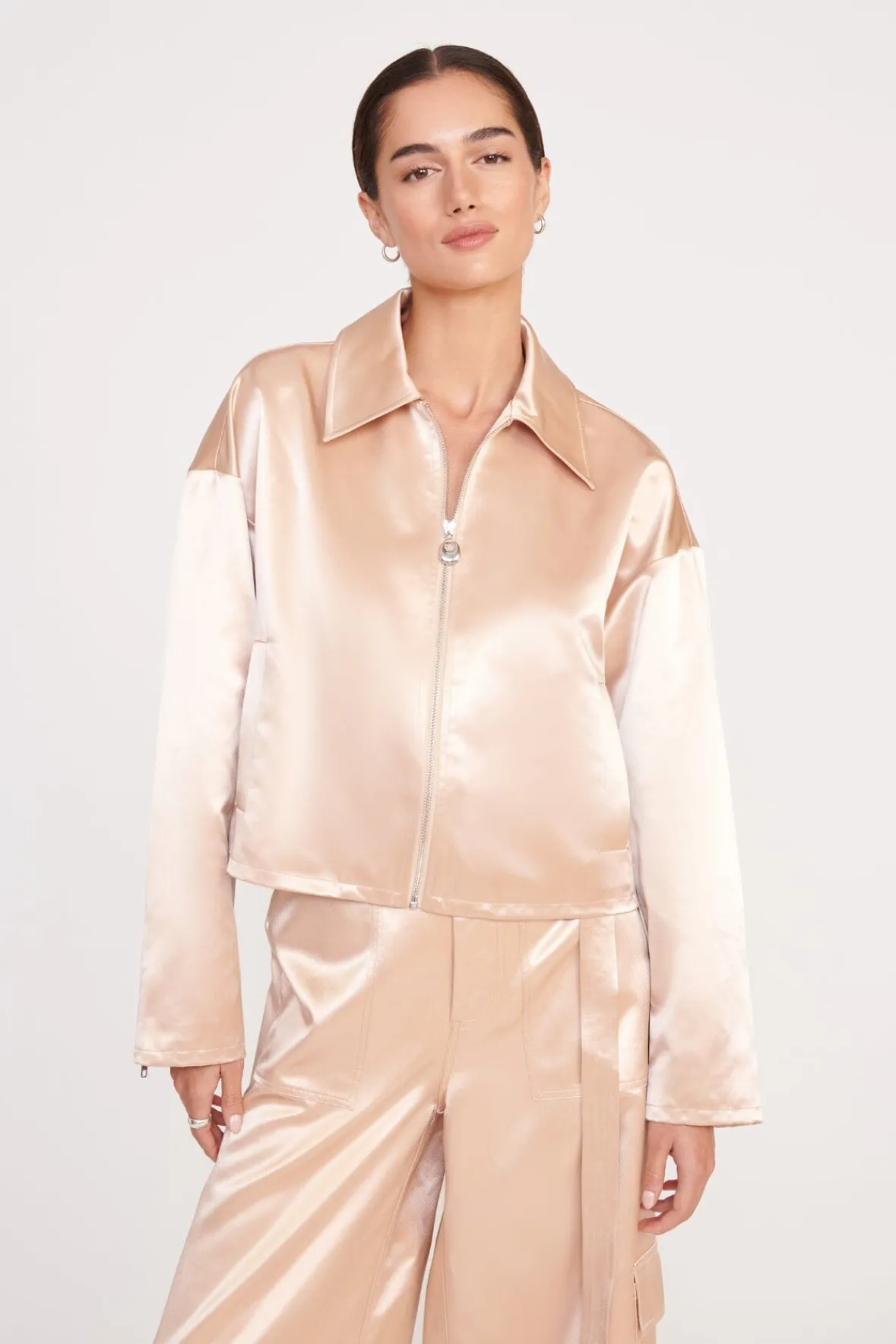 Outerwear & Jackets<STAUD LENNOX JACKET BEIGE
