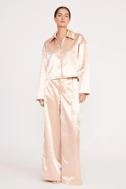 Outerwear & Jackets<STAUD LENNOX JACKET   BEIGE
