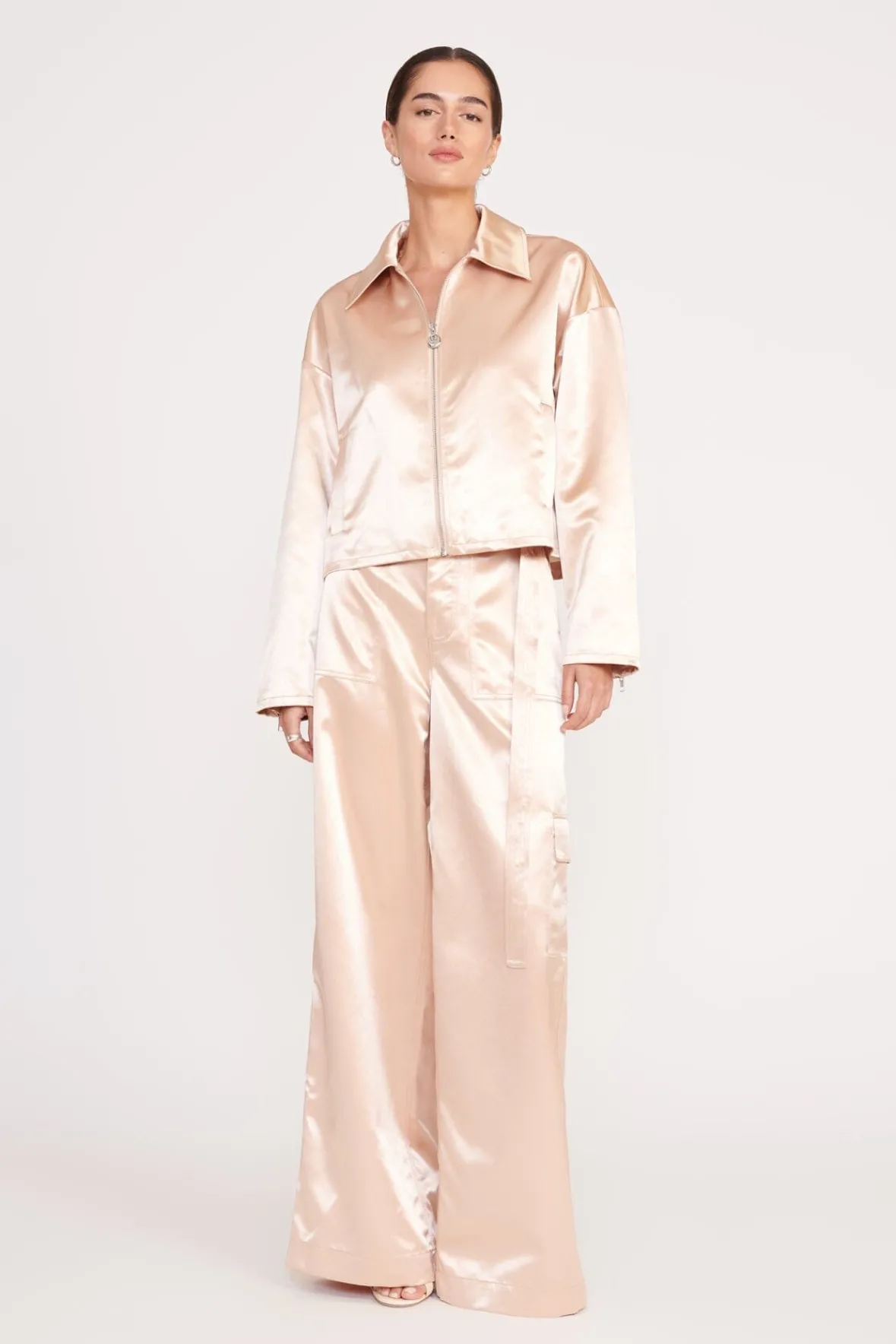 Outerwear & Jackets<STAUD LENNOX JACKET BEIGE