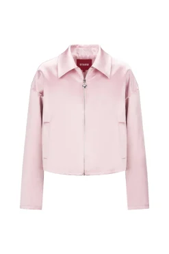 Outerwear & Jackets<STAUD LENNOX JACKET  CHERRY BLOSSOM CHERRYBLOSSOM