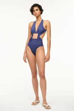 One Pieces<STAUD LIBERTY ONE PIECE NAVY