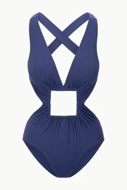 One Pieces<STAUD LIBERTY ONE PIECE   NAVY