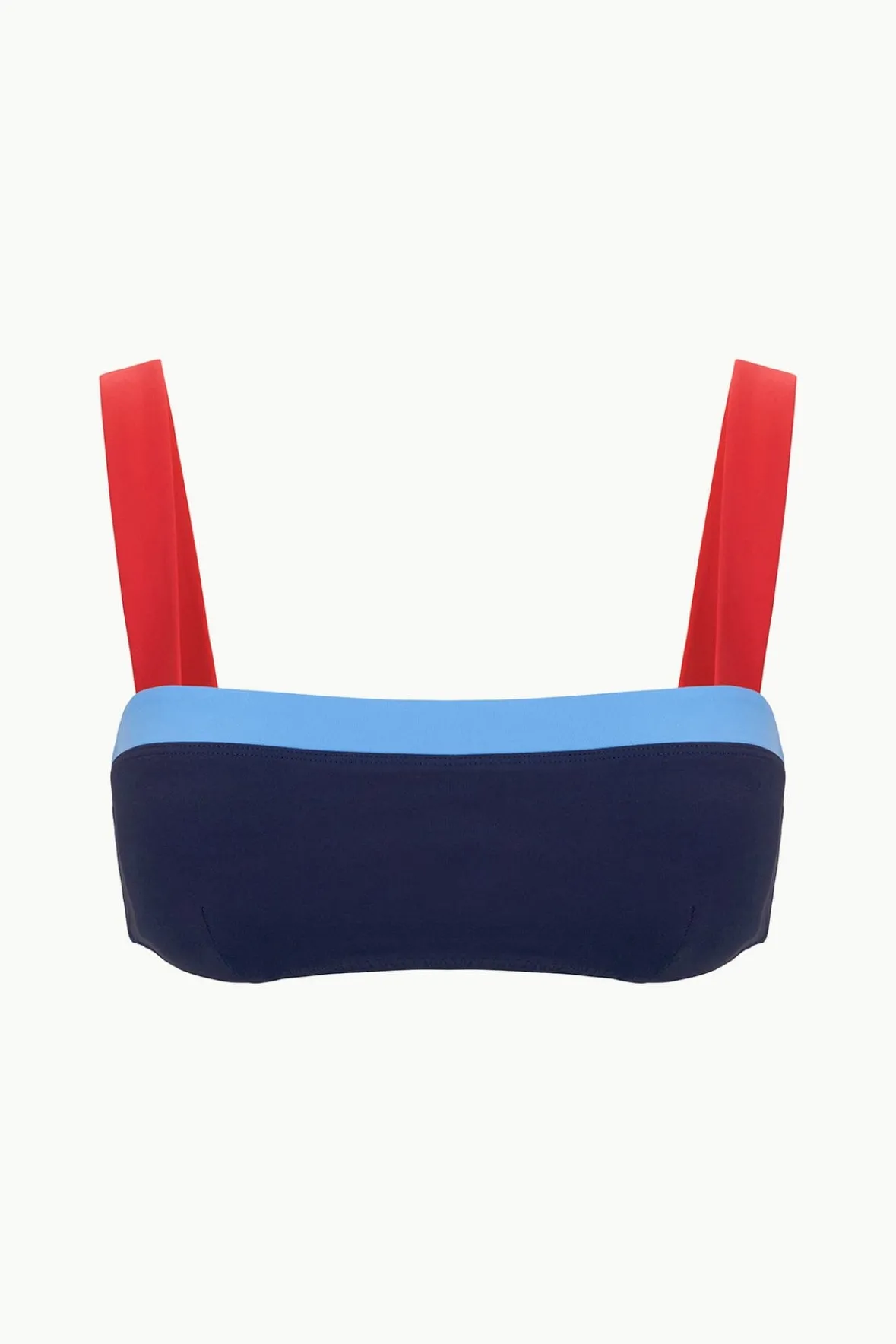 Bikinis<STAUD LIV BIKINI TOP  NAVY COLORBLOCK NAVYCOLORBLOCK
