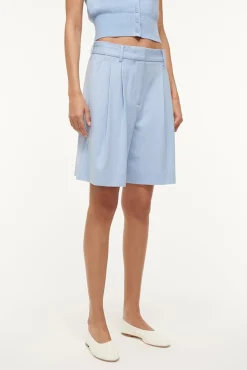 Spring Suiting|Essentials<STAUD LONG LUISA SHORT   PERIWINKLE