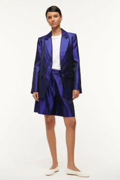 Spring Suiting|The Evening Edit<STAUD LONG LUISA SHORT   VIOLET