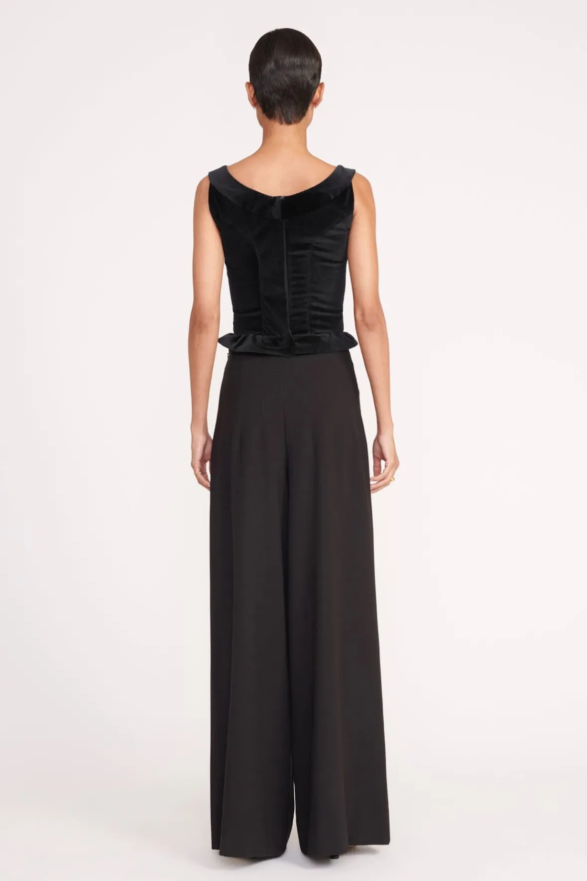 Tops<STAUD LORELAI TOP BLACK