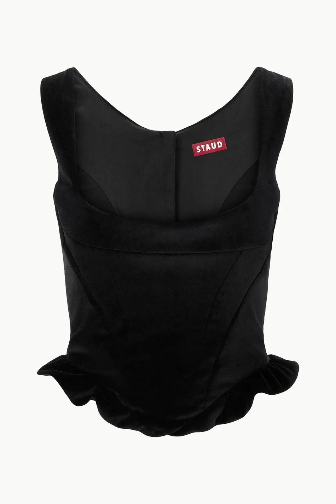 Tops<STAUD LORELAI TOP BLACK