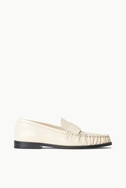 Mules & Flats<STAUD LOULOU LOAFER CREAM
