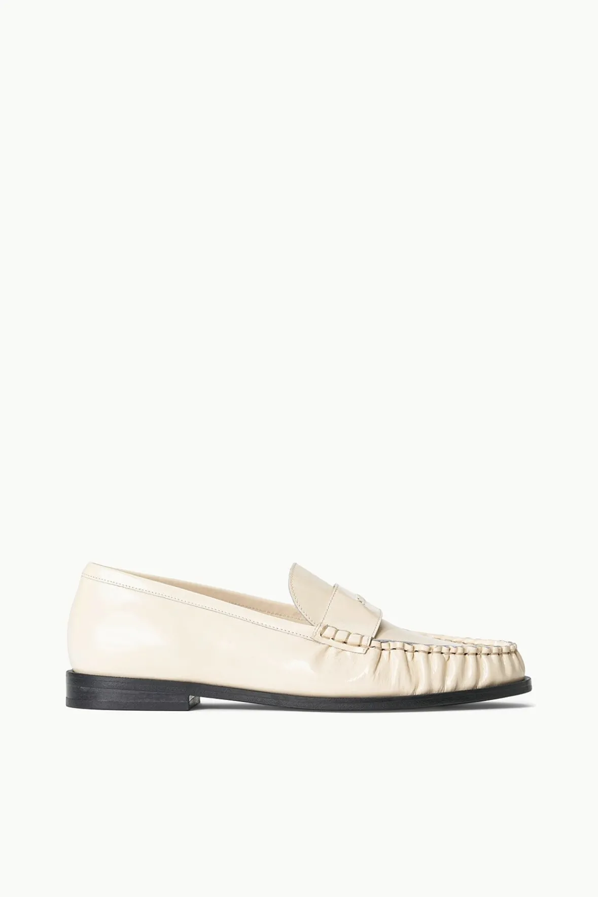 Mules & Flats<STAUD LOULOU LOAFER CREAM