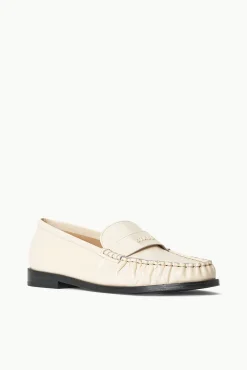 Mules & Flats<STAUD LOULOU LOAFER CREAM
